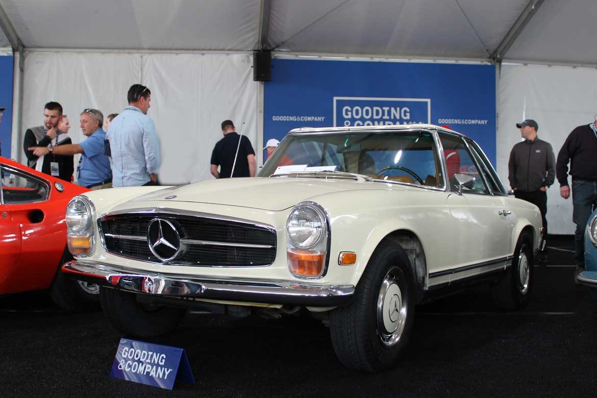 Mercedes 280 SL Market Correct Sale Price of $74,250, but Well Short of Consingor’s Expectation