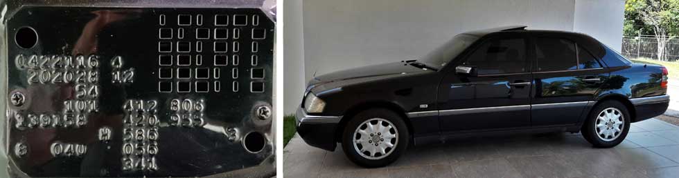 Mercedes Benz Color Code 040 G – Black - Mercedes Market