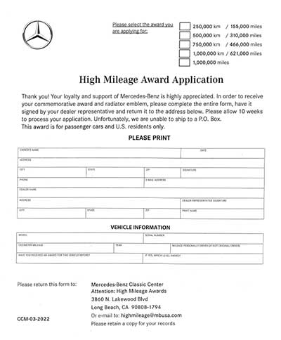 Mercedes-High-Mileage-Award-Application-2023